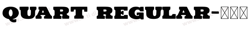 Quart Regular字体转换